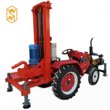 Multifunctional Rotary Water Well Drilling Rig Machine With Crawler Pneumatic