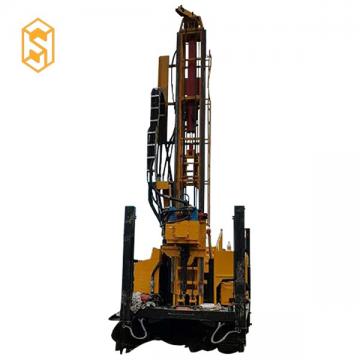 200M Protable Small Trailer Hydraulic Water Well Drilling Rig Borehole Drilling Equipment