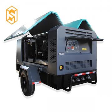 Low Noise Diesel Portable Screw Air Compressor