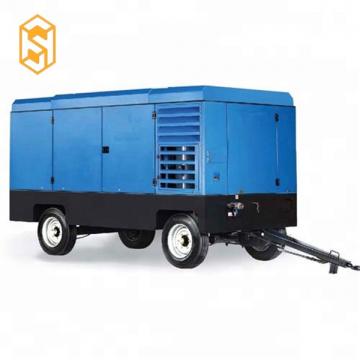 Integrated Refrigerated compressed air dryer 4wheels air tank screw air compressor portable