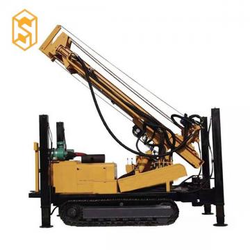 CE certificate Chinese crawler type hydraulic pneumatic cheap price underground water well drilling rig