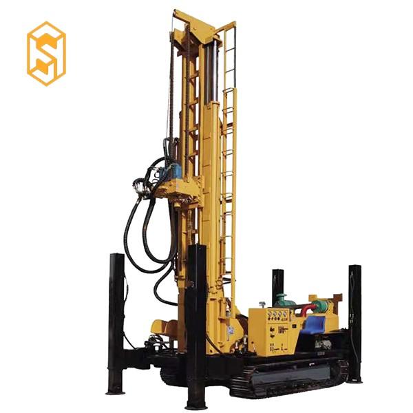 Truck Mounted Rotary Turntable Water Well Drilling Rig