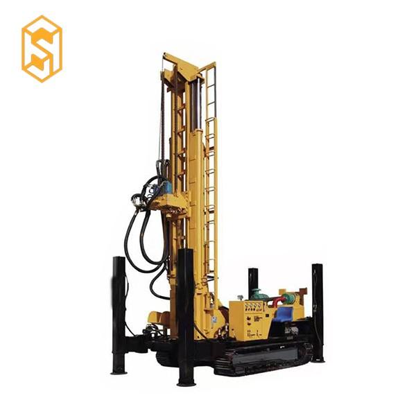 CE certificate Chinese crawler type hydraulic pneumatic cheap price underground water well drilling rig